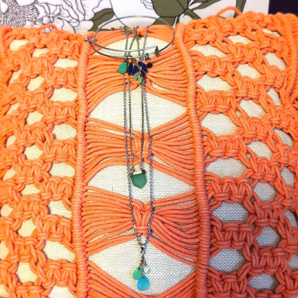 Aventurine & Glass Jewelry Set